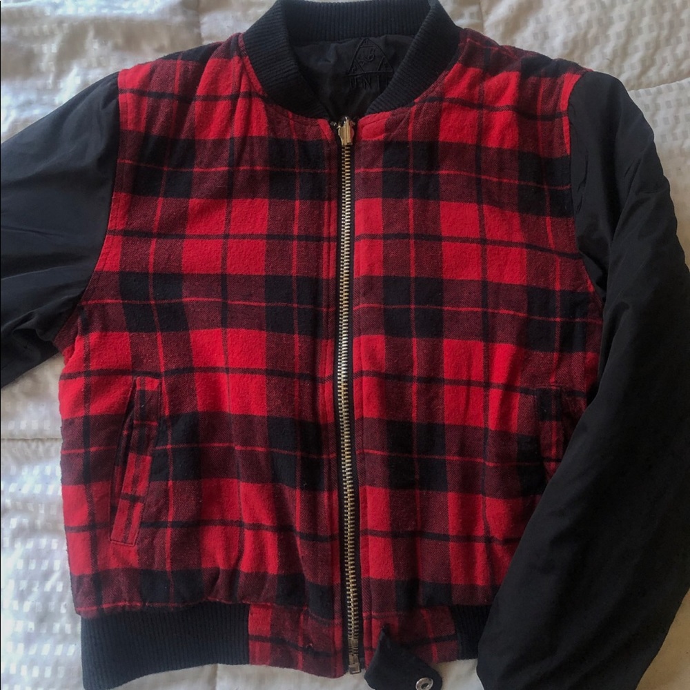 Unif checker puffer jacket